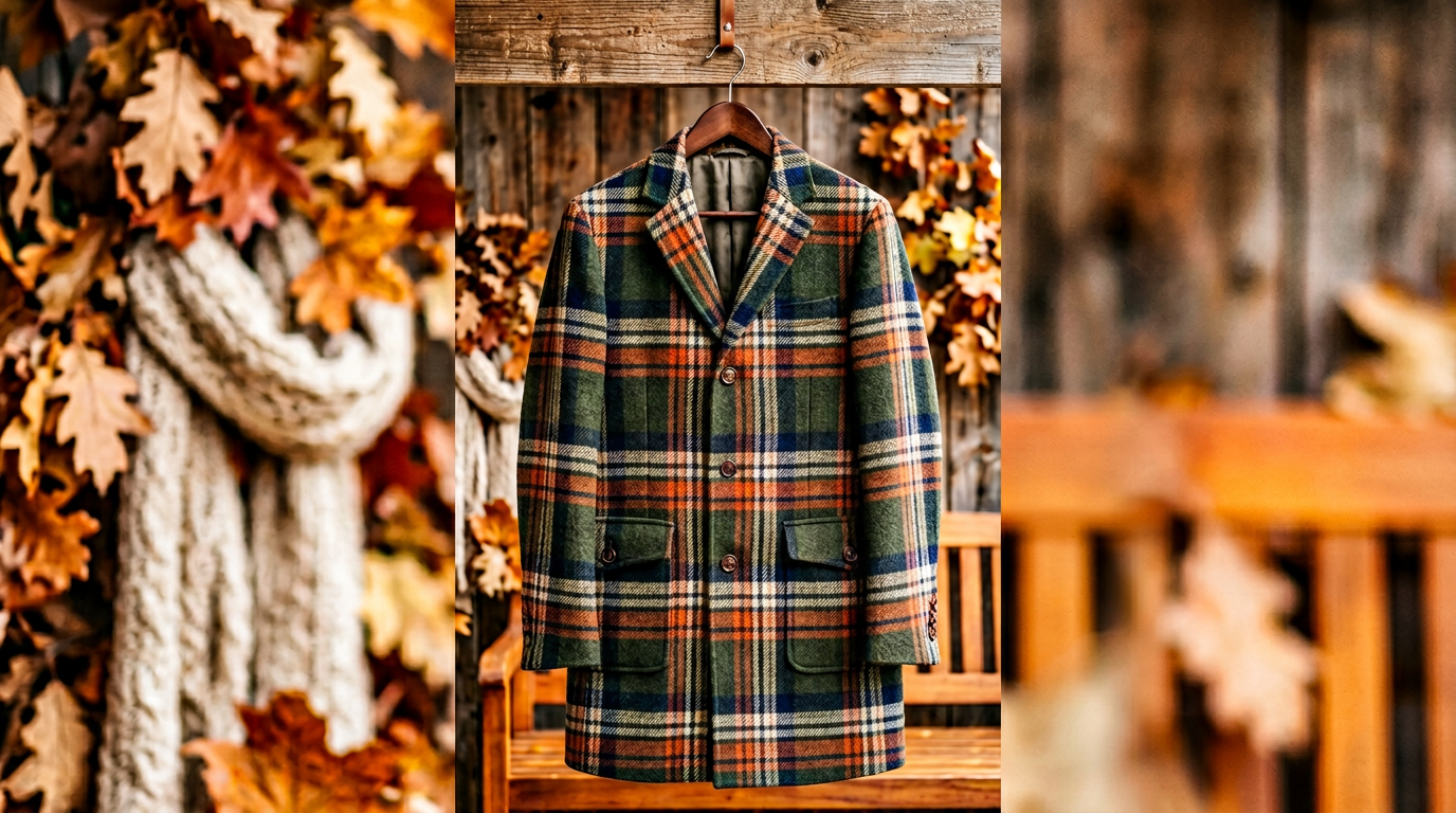 Yeni Sezon Ekose Ceket